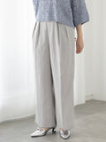 タックワイドパンツ《2025summer catalog item》（グレー）｜Te chichi TERRASSE（テチチ テラス）通販