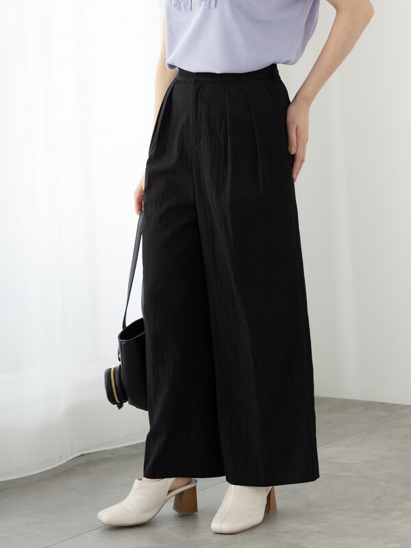 THE CORONA UTILITY ダークグレー ワイドパンツ THE CORONA UTILITY ダークグレー ワイドパンツ（サニークラウズ