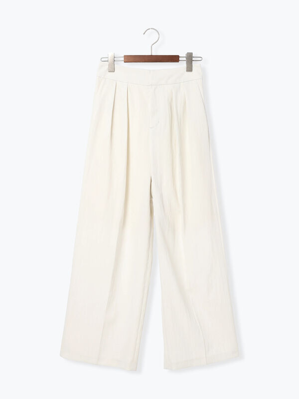 セール】 タックワイドパンツ《2025summer catalog item》（オフ