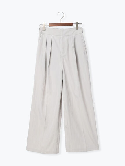タックワイドパンツ《2025summer catalog item》（オフホワイト/グレー/ブラック）｜Te chichi TERRASSE（テチチ テラス）通販