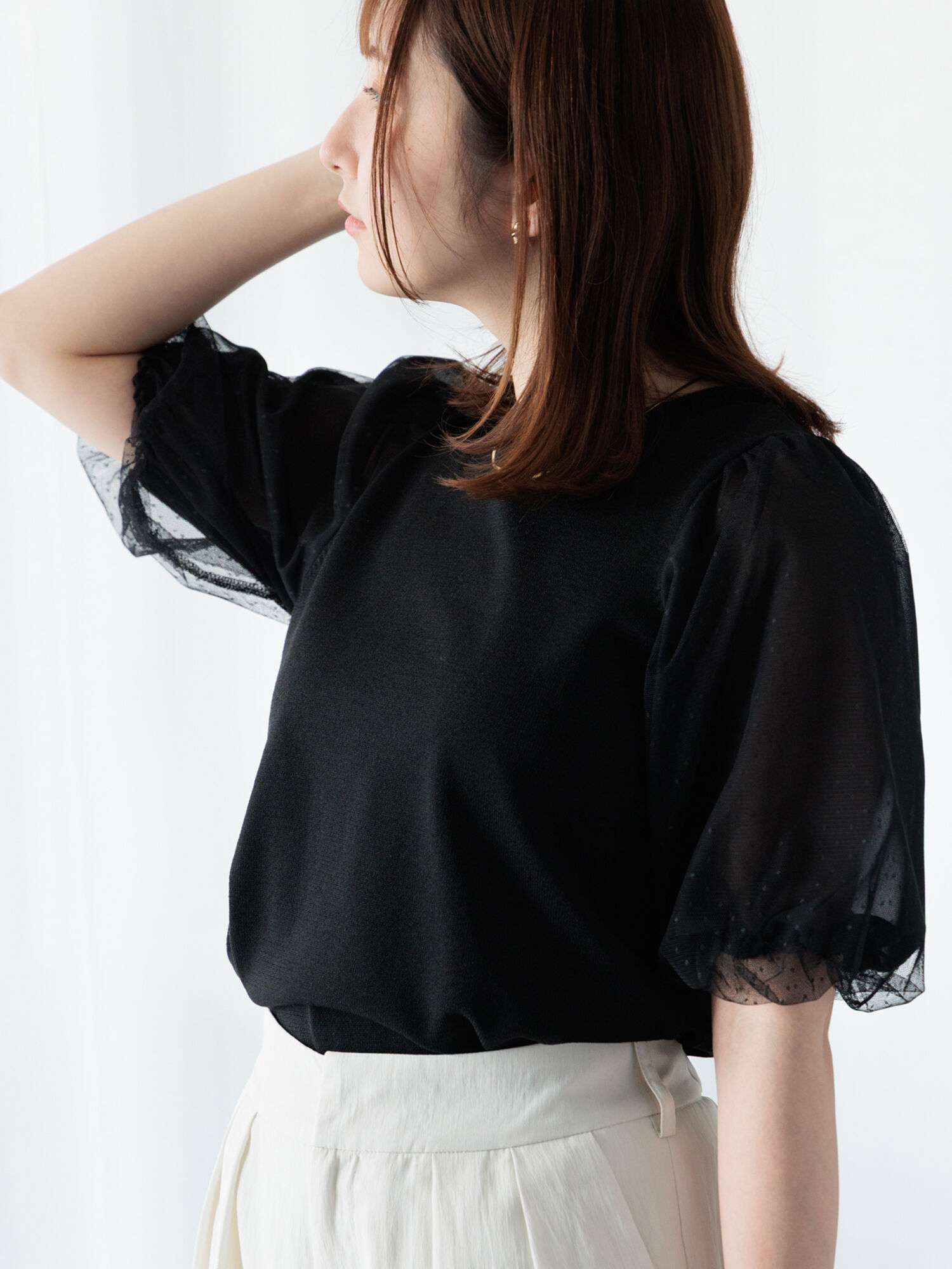 トレフル ドットチュールニット トレフル ドットチュールニット Tops,ニット | TREFLE＋1
