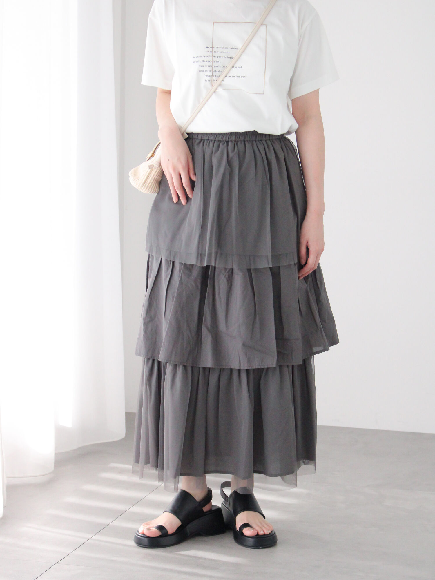 セール】 チュールティアードスカート《2025summer catalog item