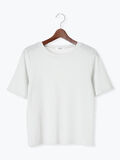 無地/ラメボーダー半袖Tシャツ（オフホワイト）｜Te chichi TERRASSE（テチチ テラス）通販