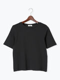 無地/ラメボーダー半袖Tシャツ（チャコールグレー）｜Te chichi TERRASSE（テチチ テラス）通販