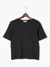無地/ラメボーダー半袖Tシャツ（チャコールグレー）｜Te chichi TERRASSE（テチチ テラス）通販