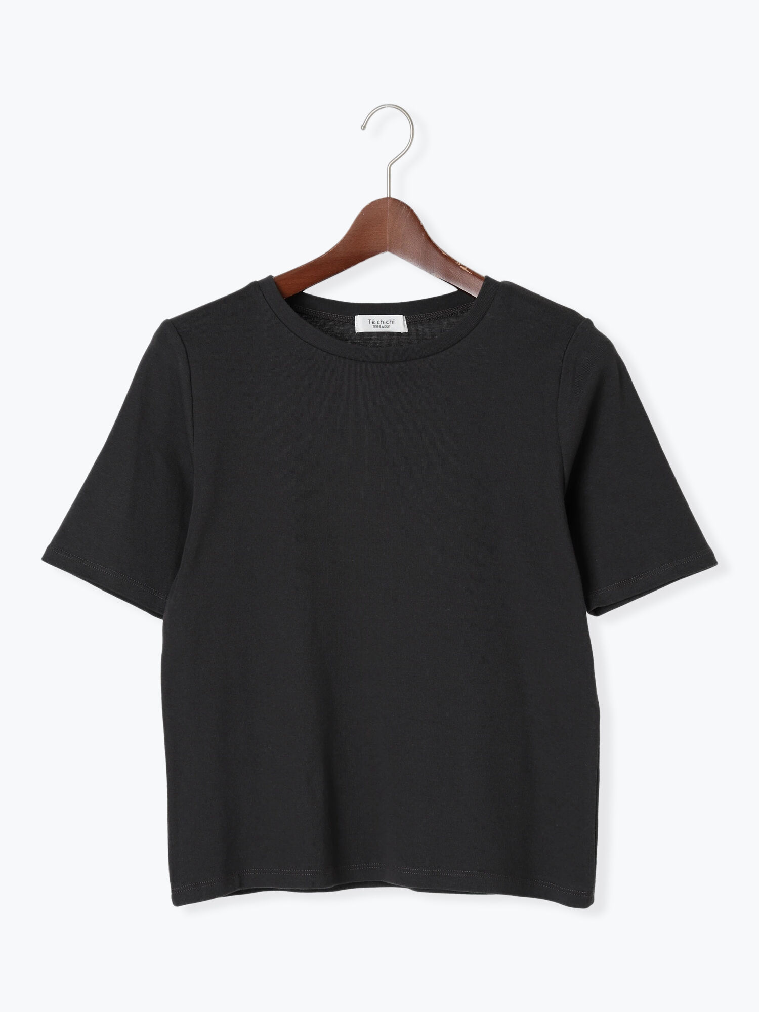 セール】 無地/ラメボーダー半袖Tシャツ（オフホワイト