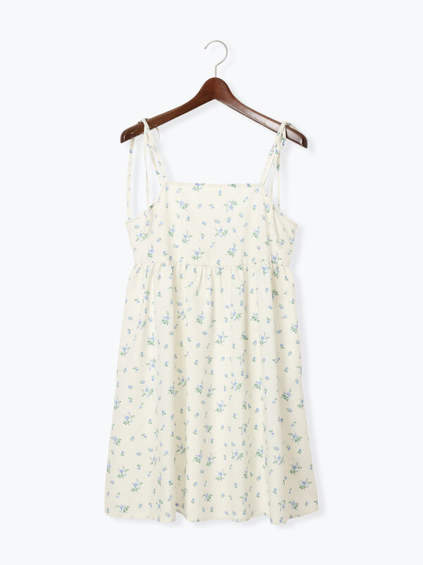 フラワープリントミニキャミワンピース《2025summer catalog