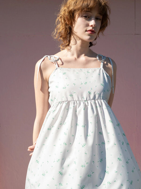 フラワープリントミニキャミワンピース《2025summer catalog item》（ベージュ）｜Te chichi TERRASSE（テチチ テラス）通販