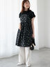 フラワープリントミニキャミワンピース《2025summer catalog item》（オフホワイト/ブラック/ベージュ）｜Te chichi TERRASSE（テチチ テラス）通販