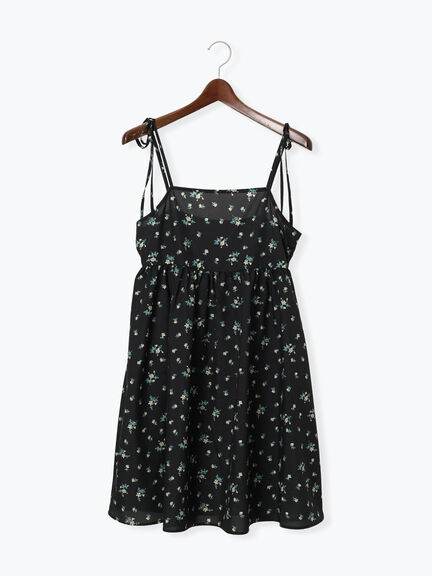 フラワープリントミニキャミワンピース《2025summer catalog item》（オフホワイト/ブラック/ベージュ）｜Te chichi TERRASSE（テチチ テラス）通販
