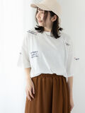 ランダム刺繍ロゴTシャツ（オフホワイト）｜Te chichi TERRASSE（テチチ テラス）通販