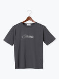 スパンコールロゴTシャツ（チャコールグレー）｜Te chichi TERRASSE（テチチ テラス）通販