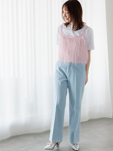 スパンコールロゴTシャツ（オフホワイト/チャコールグレー/ネイビー）｜Te chichi TERRASSE（テチチ テラス）通販