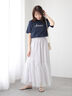 スパンコールロゴTシャツ（オフホワイト/チャコールグレー/ネイビー）｜Te chichi TERRASSE（テチチ テラス）通販