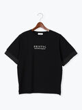 型押しプリント袖切替Tシャツ（ブラック）｜Te chichi TERRASSE（テチチ テラス）通販
