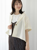 テーラーカラー羽織りシャツ《2025summer catalog item》（オフホワイト）｜Te chichi TERRASSE（テチチ テラス）通販