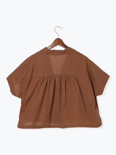 テーラーカラー羽織りシャツ《2025summer catalog item》（オフ