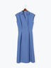 麻調カシュクールワンピース《2025summer catalog item》（チャコールグレー/ベージュ/ブルー）｜Te chichi TERRASSE（テチチ テラス）通販