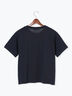 【接触冷感】リボンモチーフロゴTシャツ（オフホワイト/ブラック/ネイビー）｜Te chichi TERRASSE（テチチ テラス）通販