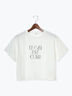 【接触冷感】箔プリントクロップドTシャツ（シルバー）｜Te chichi TERRASSE（テチチ テラス）通販