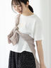 【接触冷感】箔プリントクロップドTシャツ（シルバー/チャコールグレー/ゴールド）｜Te chichi TERRASSE（テチチ テラス）通販