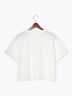 【接触冷感】箔プリントクロップドTシャツ（シルバー/チャコールグレー/ゴールド）｜Te chichi TERRASSE（テチチ テラス）通販