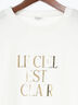 【接触冷感】箔プリントクロップドTシャツ（シルバー/チャコールグレー/ゴールド）｜Te chichi TERRASSE（テチチ テラス）通販