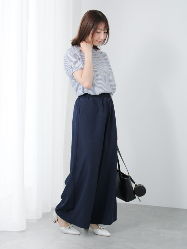 新品未使用　pois ブラウスティー　ネイビー　blouce tea 新品未使用 pois ブラウスティー ネイビー blouce tea