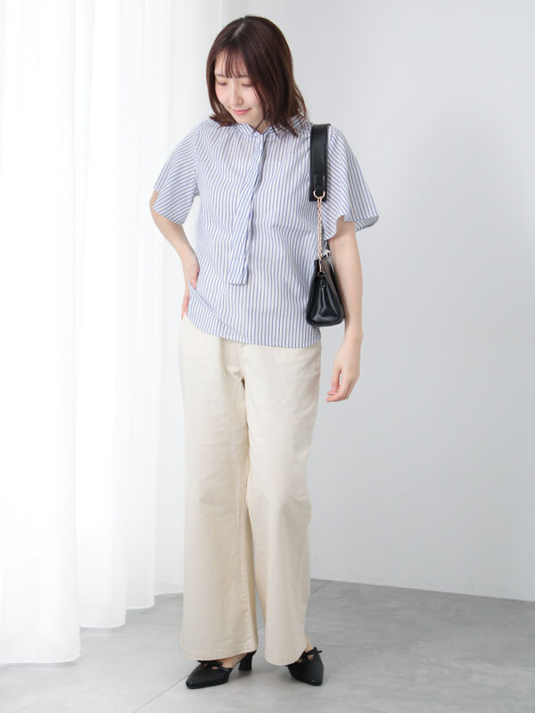 Omochi様ボウタイ付きホワイト プレート付BIGボウタイBL|ems excite | RETRO GIRL ONLINE STORE