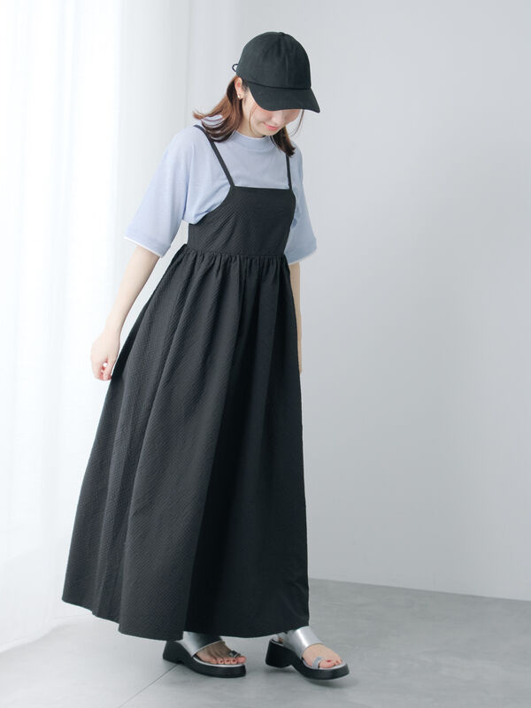 Mameのコレクションアイテム、グリーンのシアートップスです レディース 大人 上品 清澄なベールを纏うふんわり袖シアー