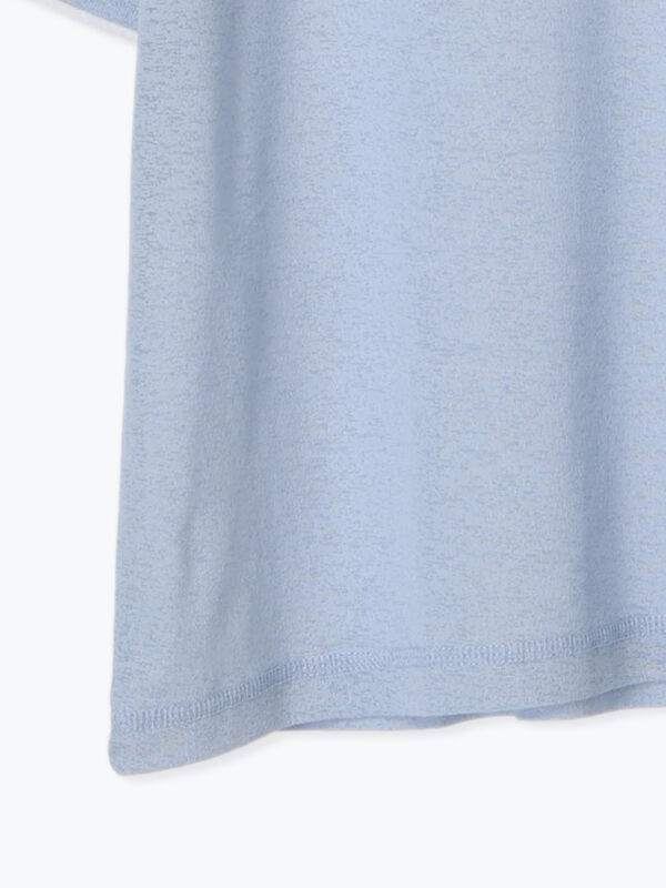 おちゃ　0910 セール】 バイカラーシアートップス（オフホワイト