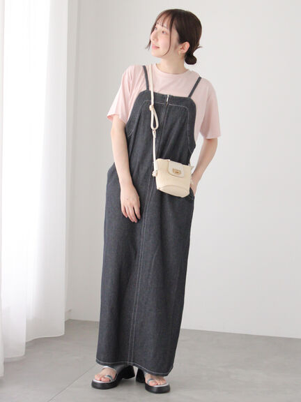 【接触冷感】ドローイングフラワーTシャツ（オフホワイト/チャコールグレー/ブラック/ピンク）｜Te chichi TERRASSE（テチチ テラス）通販