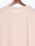 【接触冷感】ドローイングフラワーTシャツ（オフホワイト/チャコールグレー/ブラック/ピンク）｜Te chichi TERRASSE（テチチ テラス）通販