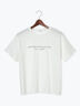 【接触冷感】筆記体ロゴプリントTシャツ（オフホワイト）｜Te chichi TERRASSE（テチチ テラス）通販