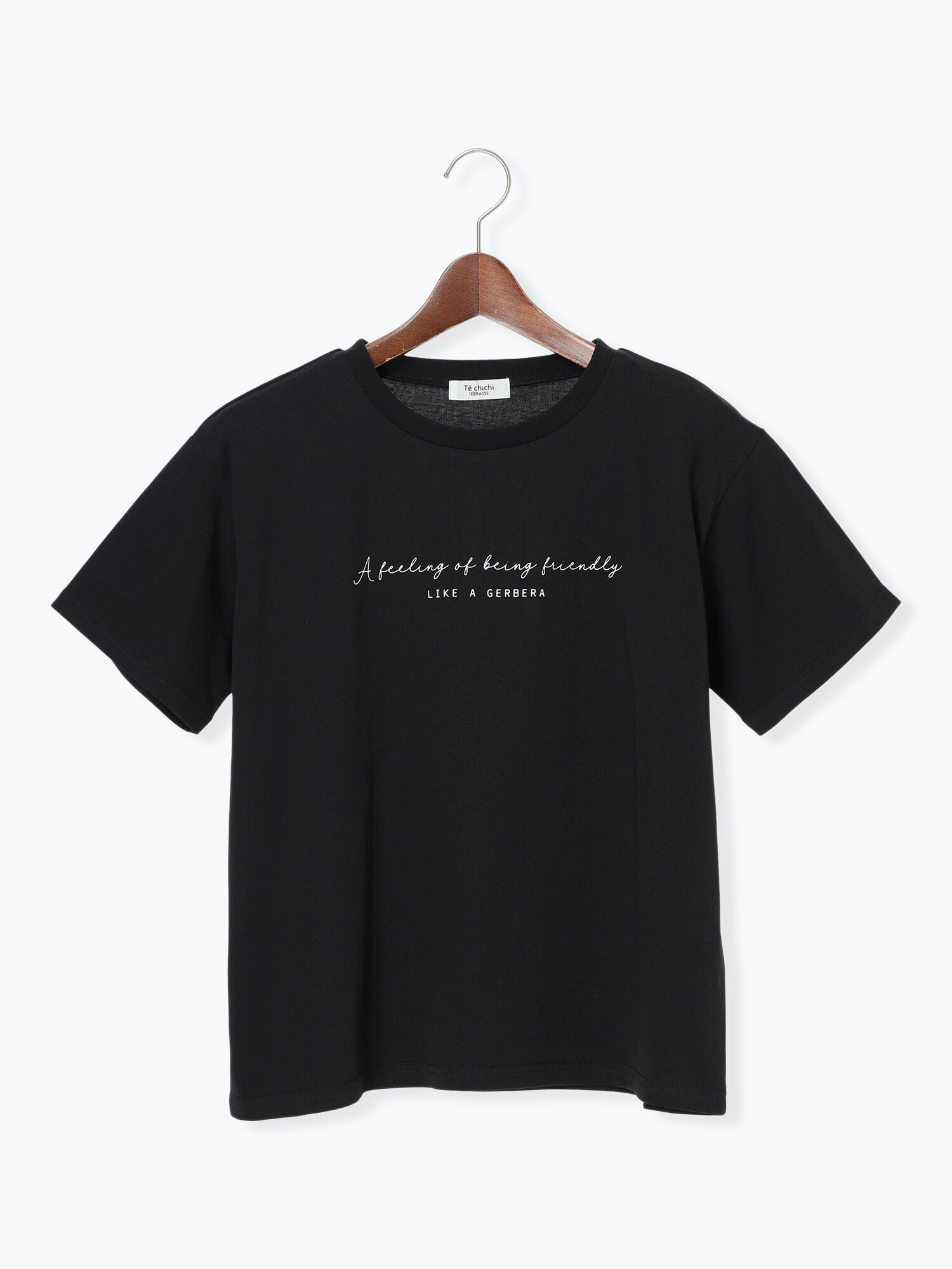 セール】 【接触冷感】筆記体ロゴプリントTシャツ（オフホワイト