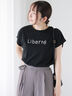 【接触冷感】パールロゴフレンチ袖Tシャツ（ブラック）｜Te chichi TERRASSE（テチチ テラス）通販
