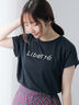 【接触冷感】パールロゴフレンチ袖Tシャツ（ネイビー）｜Te chichi TERRASSE（テチチ テラス）通販