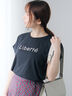 【接触冷感】パールロゴフレンチ袖Tシャツ（オフホワイト/ブラック/ネイビー）｜Te chichi TERRASSE（テチチ テラス）通販