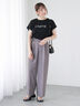 【接触冷感】パールロゴフレンチ袖Tシャツ（オフホワイト/ブラック/ネイビー）｜Te chichi TERRASSE（テチチ テラス）通販