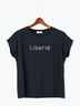 【接触冷感】パールロゴフレンチ袖Tシャツ（オフホワイト/ブラック/ネイビー）｜Te chichi TERRASSE（テチチ テラス）通販