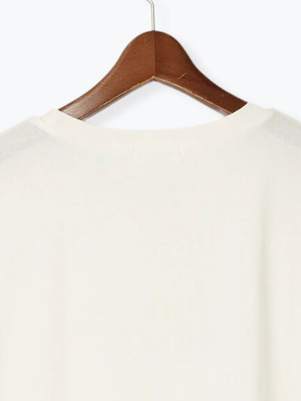 【接触冷感】パールロゴフレンチ袖Tシャツ（オフホワイト/ブラック/ネイビー）｜Te chichi TERRASSE（テチチ テラス）通販