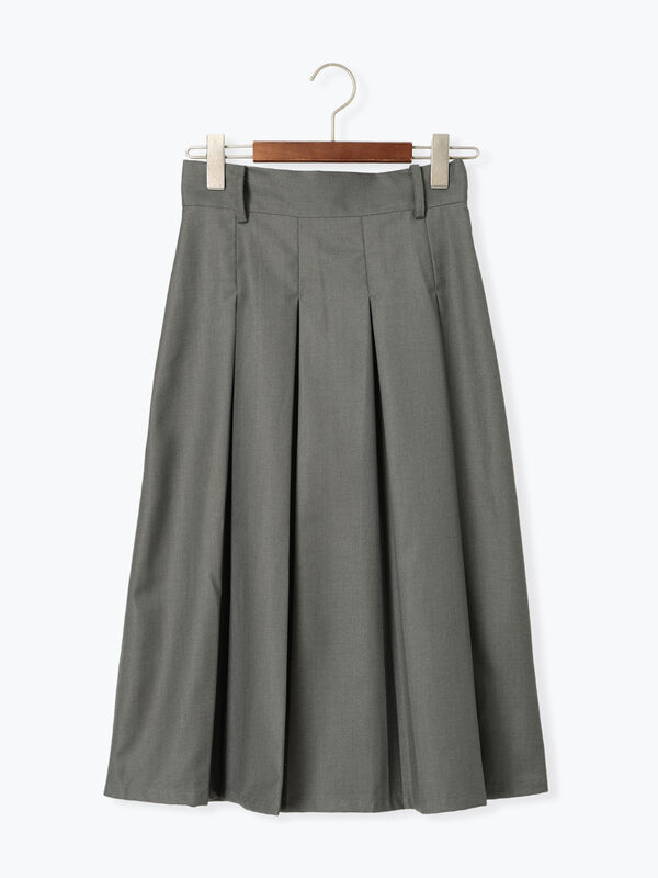 Smyeon ミディボックスプリーツスカート セール】Midi box pleats skirt/ミディボックスプリーツスカート