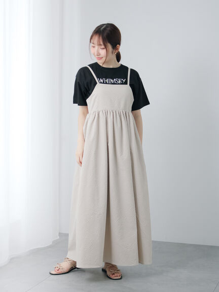 バックリボンアソートキャミワンピース（ブラック/ベージュ/ネイビー）｜Te chichi TERRASSE（テチチ テラス）通販