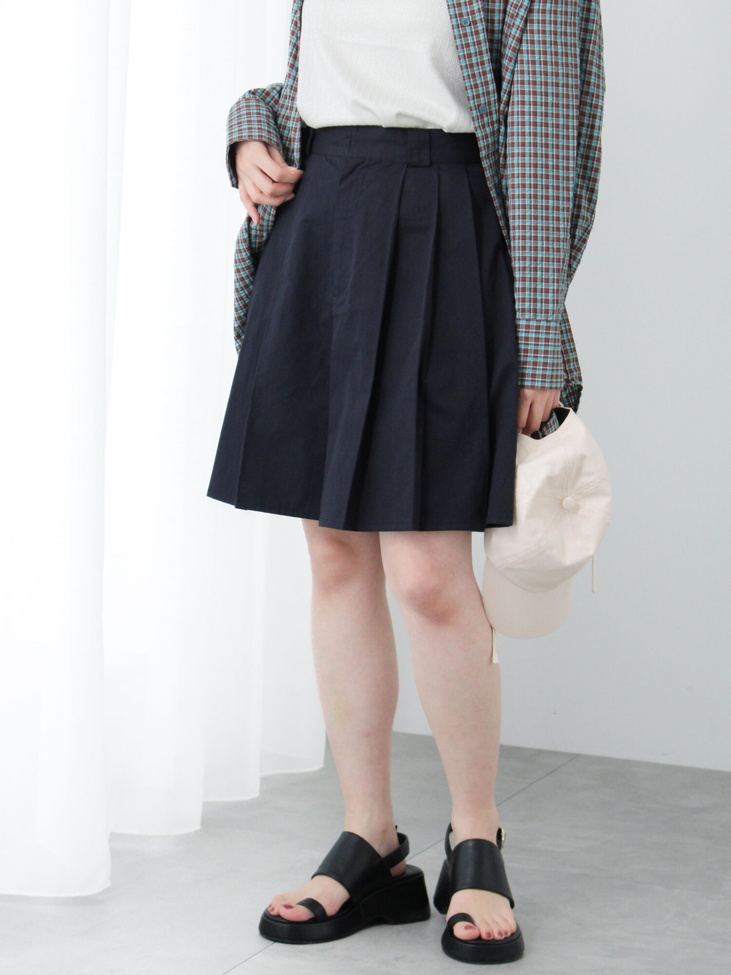 Rene  34 新品　未使用　ツイード　キュロット　ショートパンツ　パンツ 1.jpg