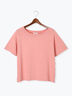 ピグメント加工ボートネックTシャツ（オフホワイト/チャコールグレー/ピンク）｜Te chichi TERRASSE（テチチ テラス）通販