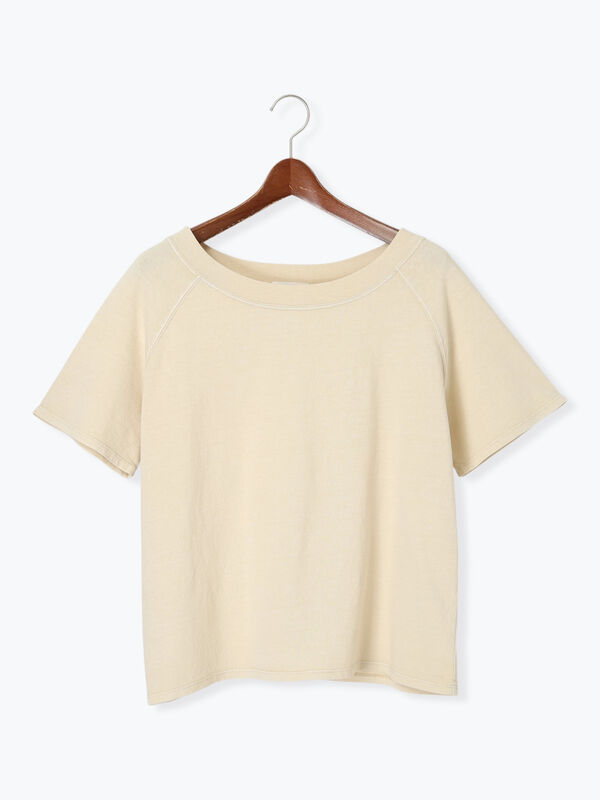 ピグメント加工ボートネックTシャツ（オフホワイト）｜Te chichi TERRASSE（テチチ テラス）通販