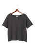 ピグメント加工ボートネックTシャツ（オフホワイト/チャコールグレー/ピンク）｜Te chichi TERRASSE（テチチ テラス）通販