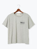 【接触冷感】ワンポイントロゴTシャツ（グレー）｜Te chichi TERRASSE（テチチ テラス）通販