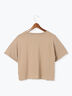 【接触冷感】ラインストーンクロップドTシャツ（オフホワイト/ブラック/モカ）｜Te chichi TERRASSE（テチチ テラス）通販