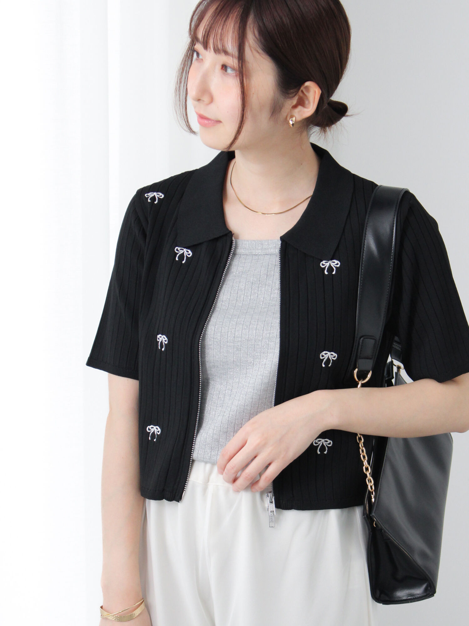 Elle teresa リップ チビT Lip Tee [Black] | ELLE TERESA STORE